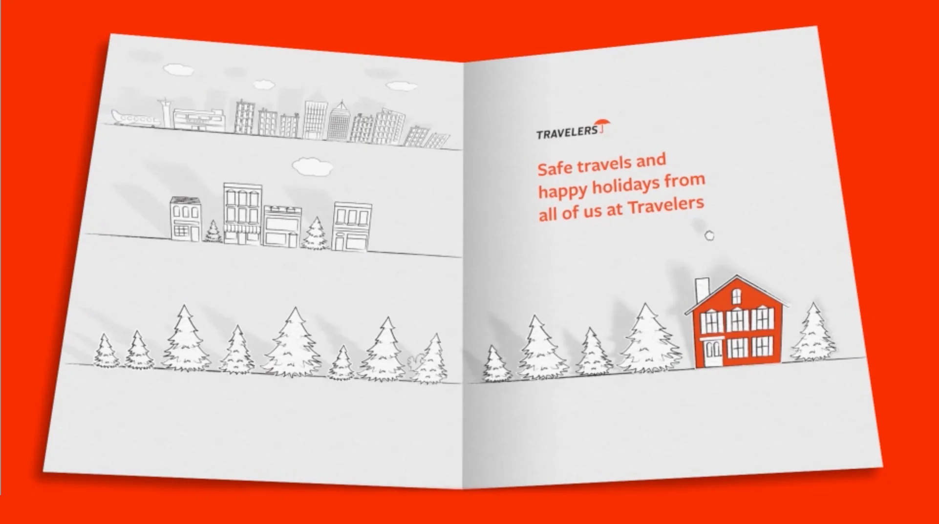 Travelers Digital Holiday Card