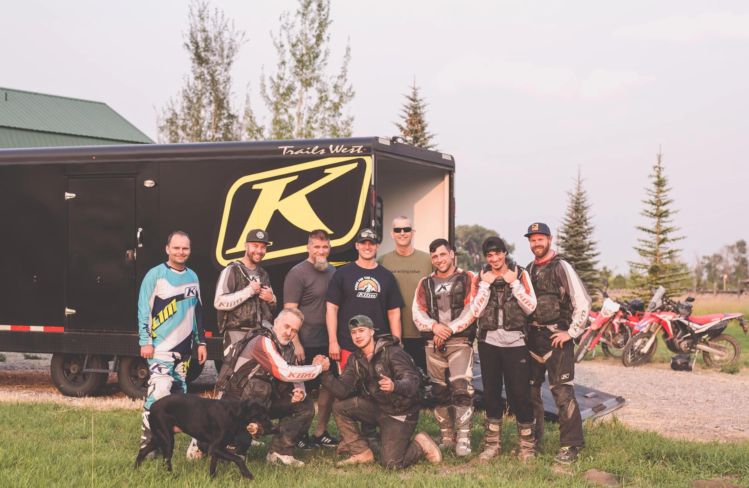 Left to Right, Top to Bottom: Stephan Clark, El Jefe, Richard Hughes, Corey Lofton, Mark Kincart, Spencer Hill, Jesse Felker, Nick Livingston (me AKA Cowboy), Simon Cudby, Kin Lam, and last but not least Annabelle (Jesse's Dog) 