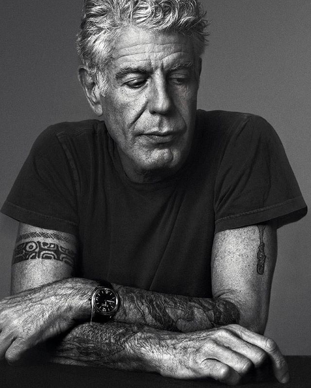 What an inspiration you&rsquo;ve always been to me and so many of us @anthonybourdain 💔. I love this description of him by his colleagues... &quot;He's irreverent, honest, curious, never condescending, never obsequious, People open up to him and, in