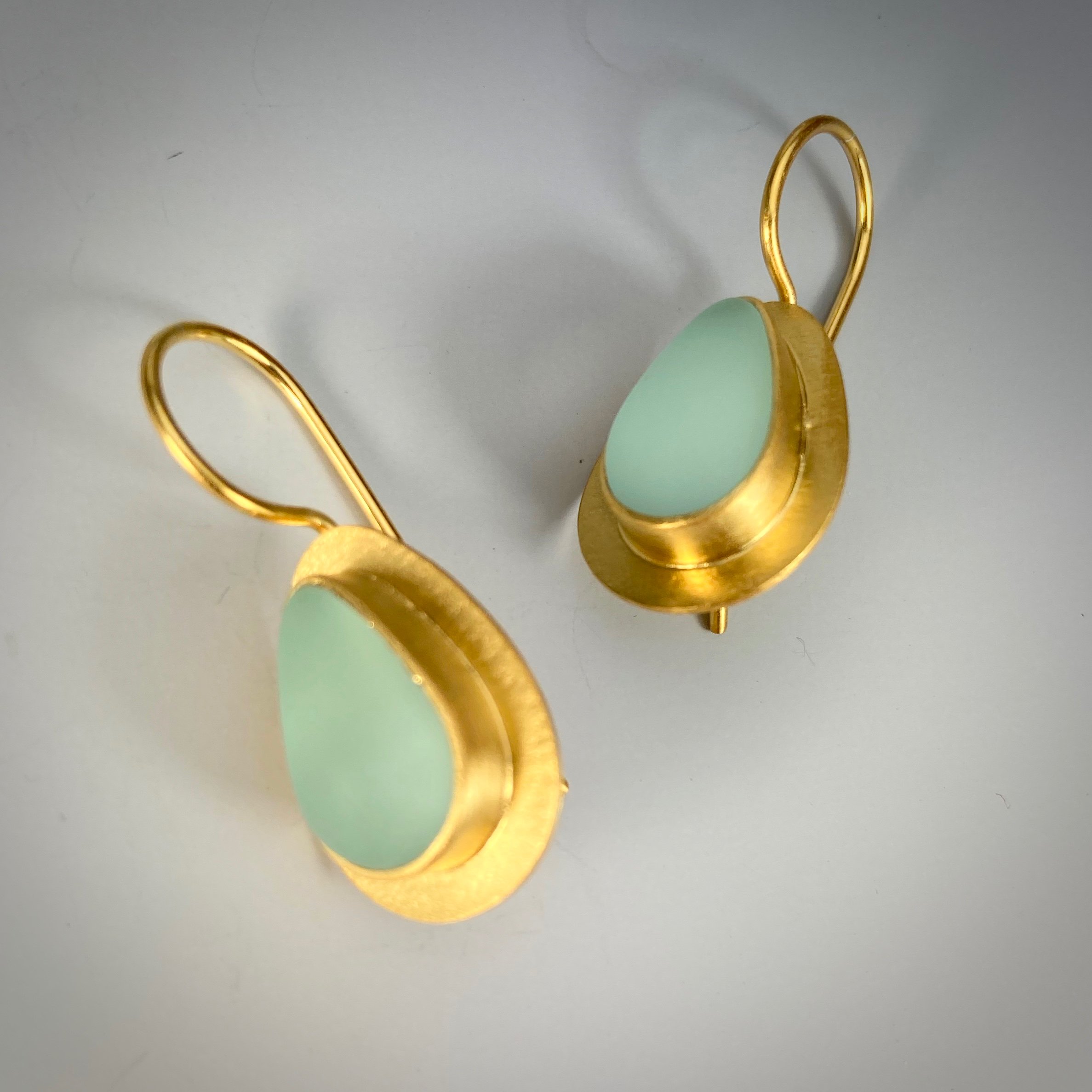 Teardrop Earrings in Gold
