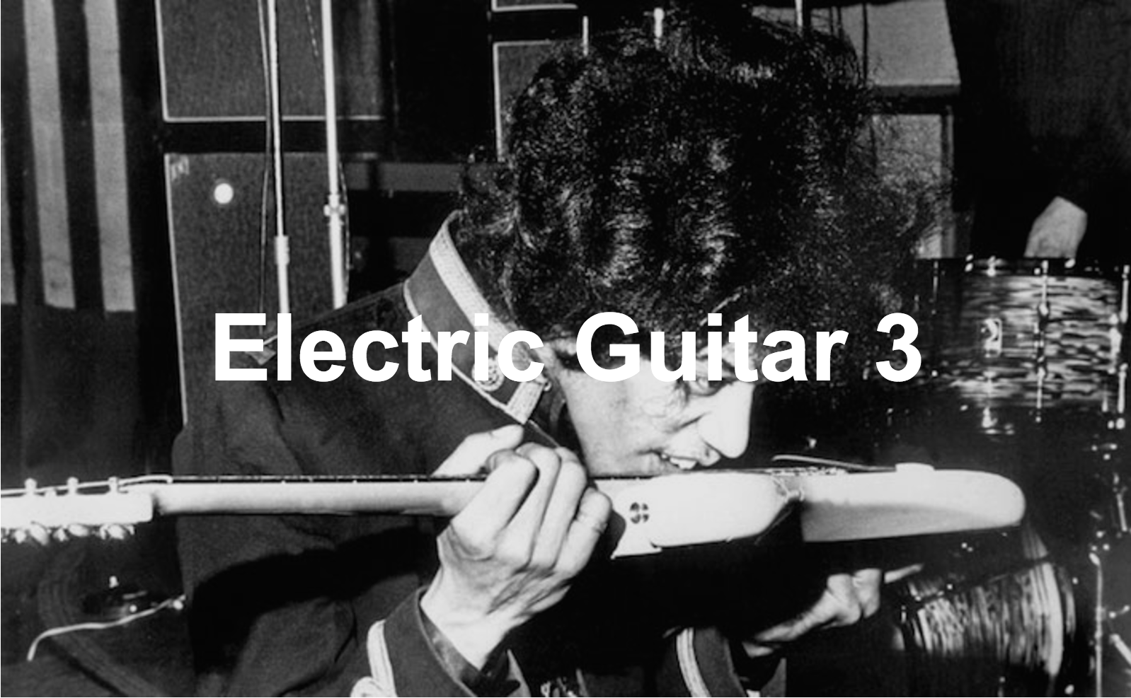 Electric Guitar Course 3 10 lessons – £300 This course is designed for players who have covered both courses 1 and 2 as well as those who have already acquired high levels of skill and knowledge in their playing. By the end of the 10 week course you will have learned : . Different chord positions up and down the fretboard. . Jazz chords . 12 bar blues (Lead style) – Further advanced positions. . Modes . Advanced riffs Included are 10 songs selected to help with the techniques learned by artists such as Led Zeppelin, Eric Clapton, Jack White and Jimi Hendrix. In the lessons the student will perform the songs in a duet with myself, as well as as being taught tailored practicing techniques to improve the speed of their development when not in the lesson.