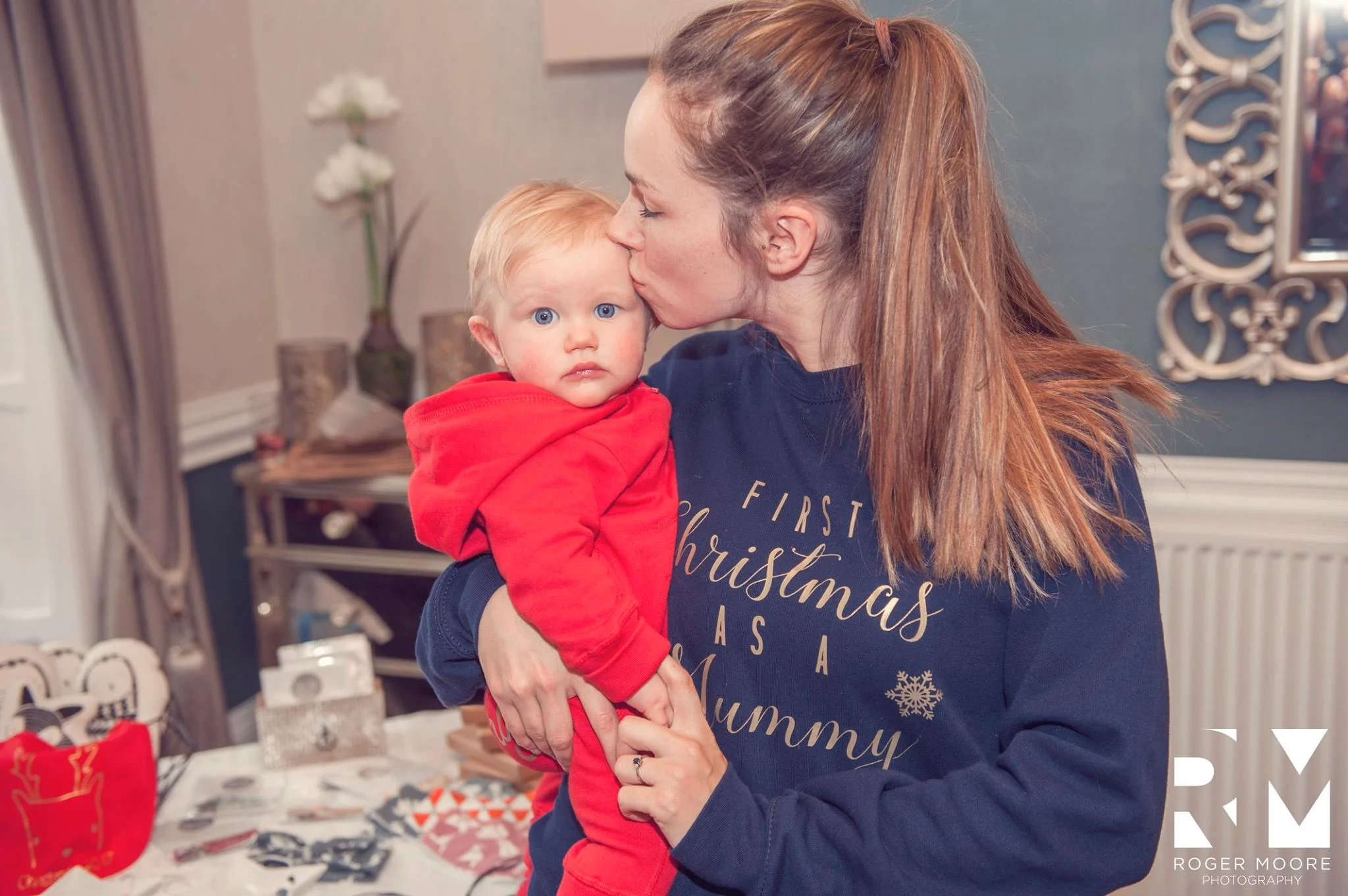 Lovely image captured by Roger Moore Photography of me and my Little Hen just before Christmas in our Whoopsie Daisie designs!