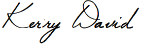 Kerry David signature.png