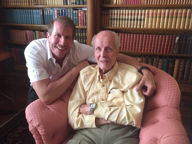 Bill Coors with son Scott, at home in Colorado