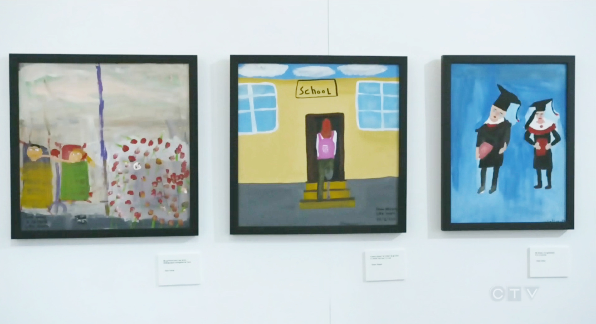 Paintings from the Dark To Light Exhibition