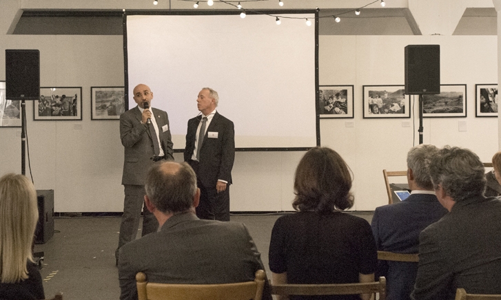 Akram Al Ramini, Executive Director of Asia Development Training and Michael Lundquist, Executive Director of Polus Center for Social & Economic Development