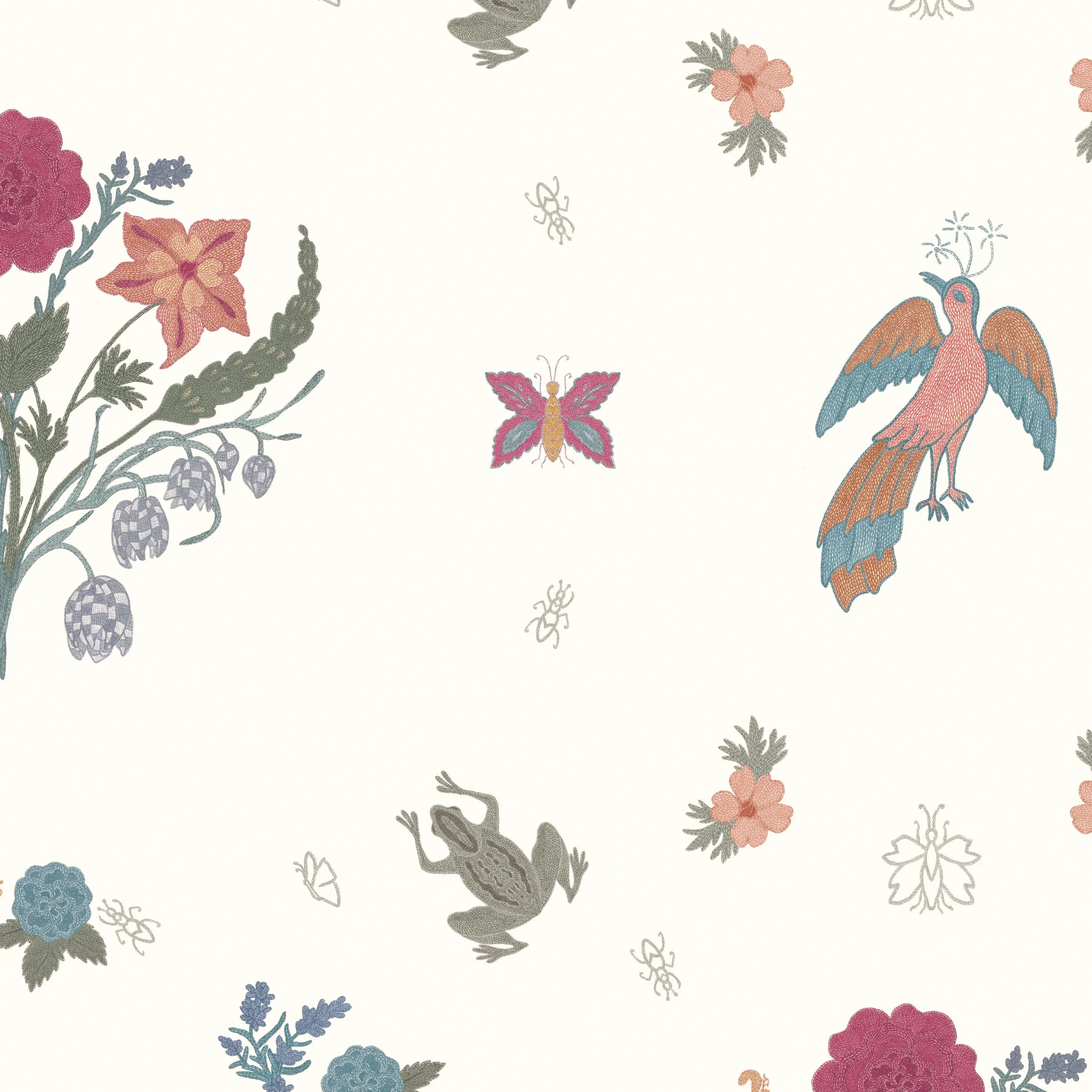 Lady Tritton’s Garden – Pattern Section with Garden Motifs