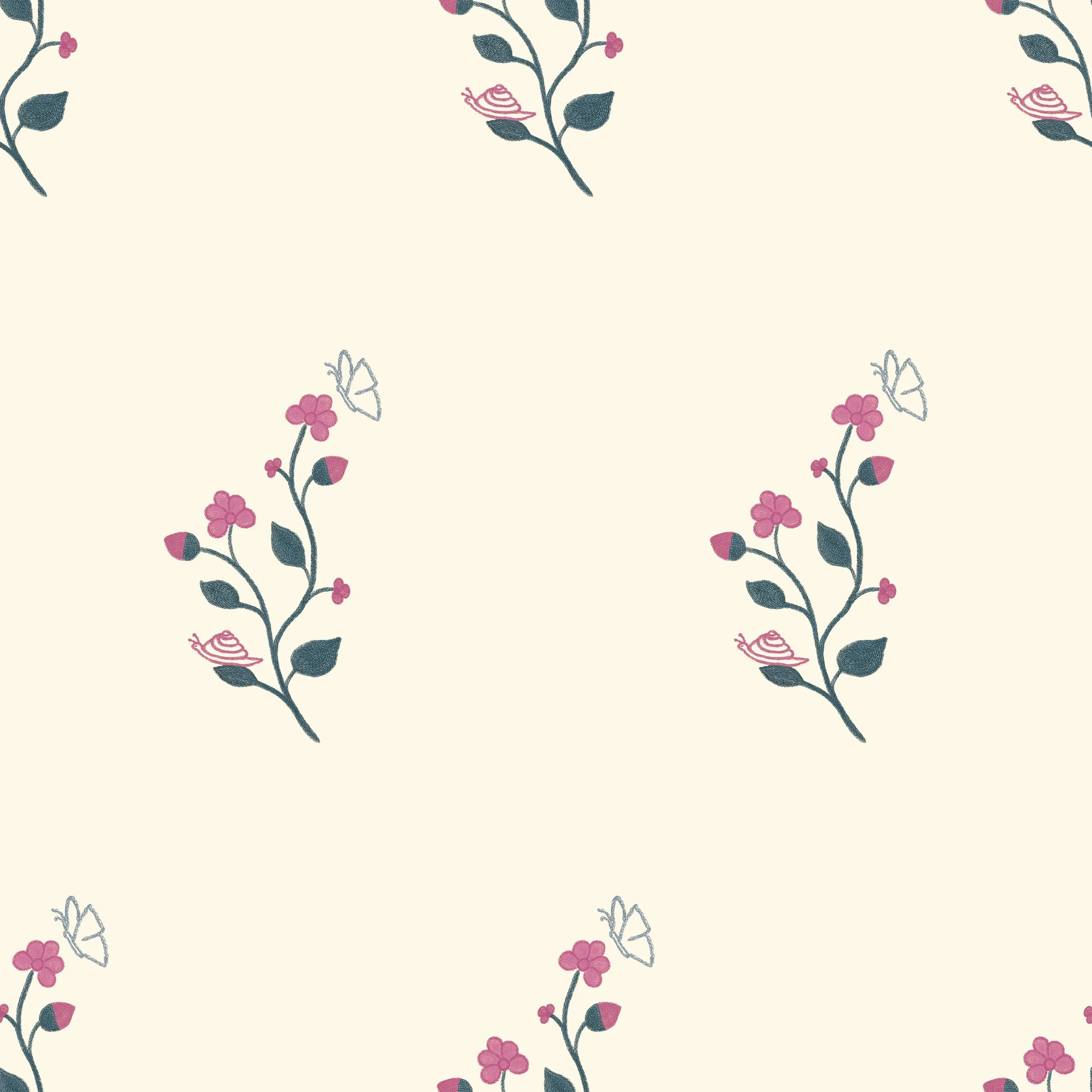 Little Bloom in Rosehip – Full Repeat View