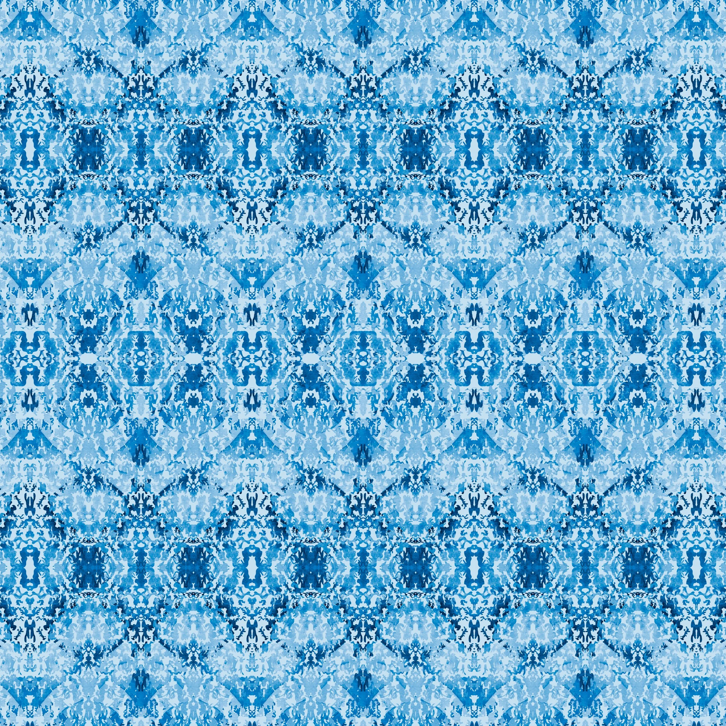 Gallery of Dreams – Sea Garden in Deep Blue

Sea Garden in Deep Blue reinterprets the original Sea Garden pattern in cooler, deeper tones, drawing on the shifting light and colour of the Ligurian coast. Inspired by the sea, reflections and underwater