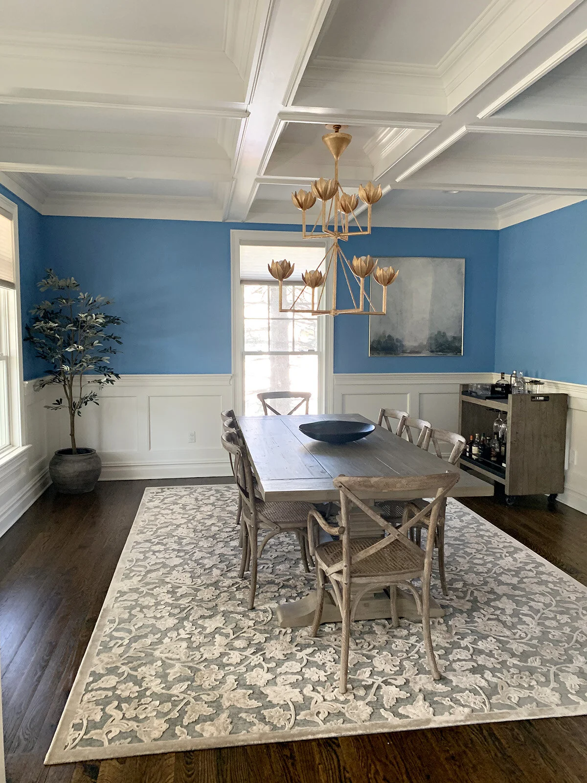 Ramsey Dining Room Refresh - Bergen County interior designer