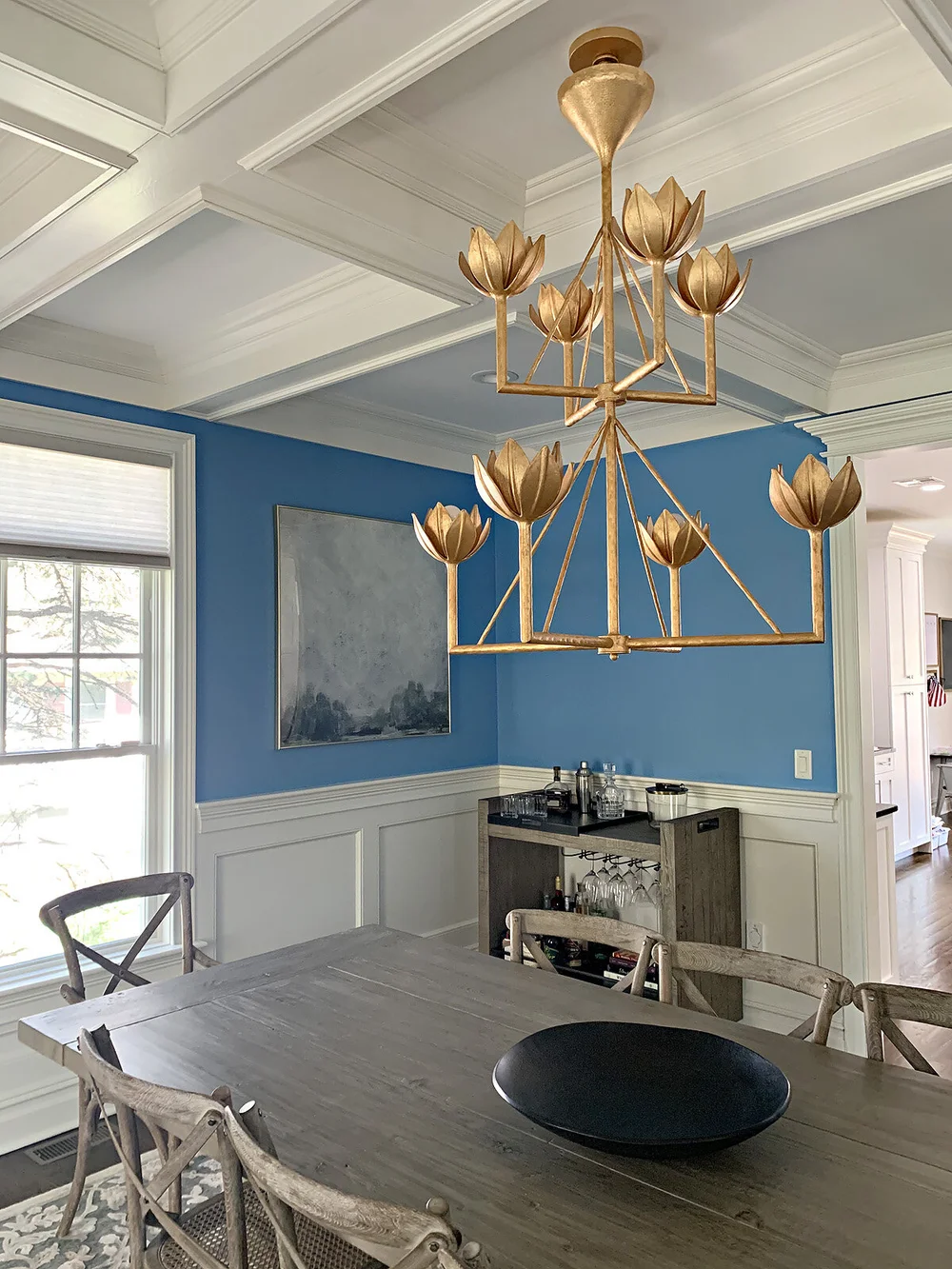 Ramsey Dining Room Refresh - Bergen County interior designer