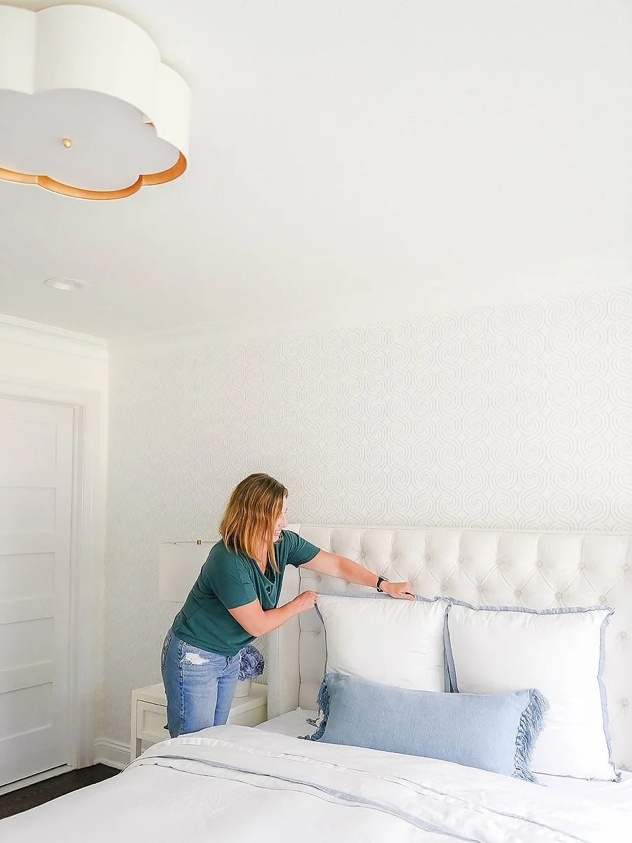 My client&rsquo;s teenage daughter was ready for a room upgrade and now I don&rsquo;t think she&rsquo;s going to want to leave when she goes off to college! 
-
Design @christieadamsdesign 
📷 @emilyphotography973