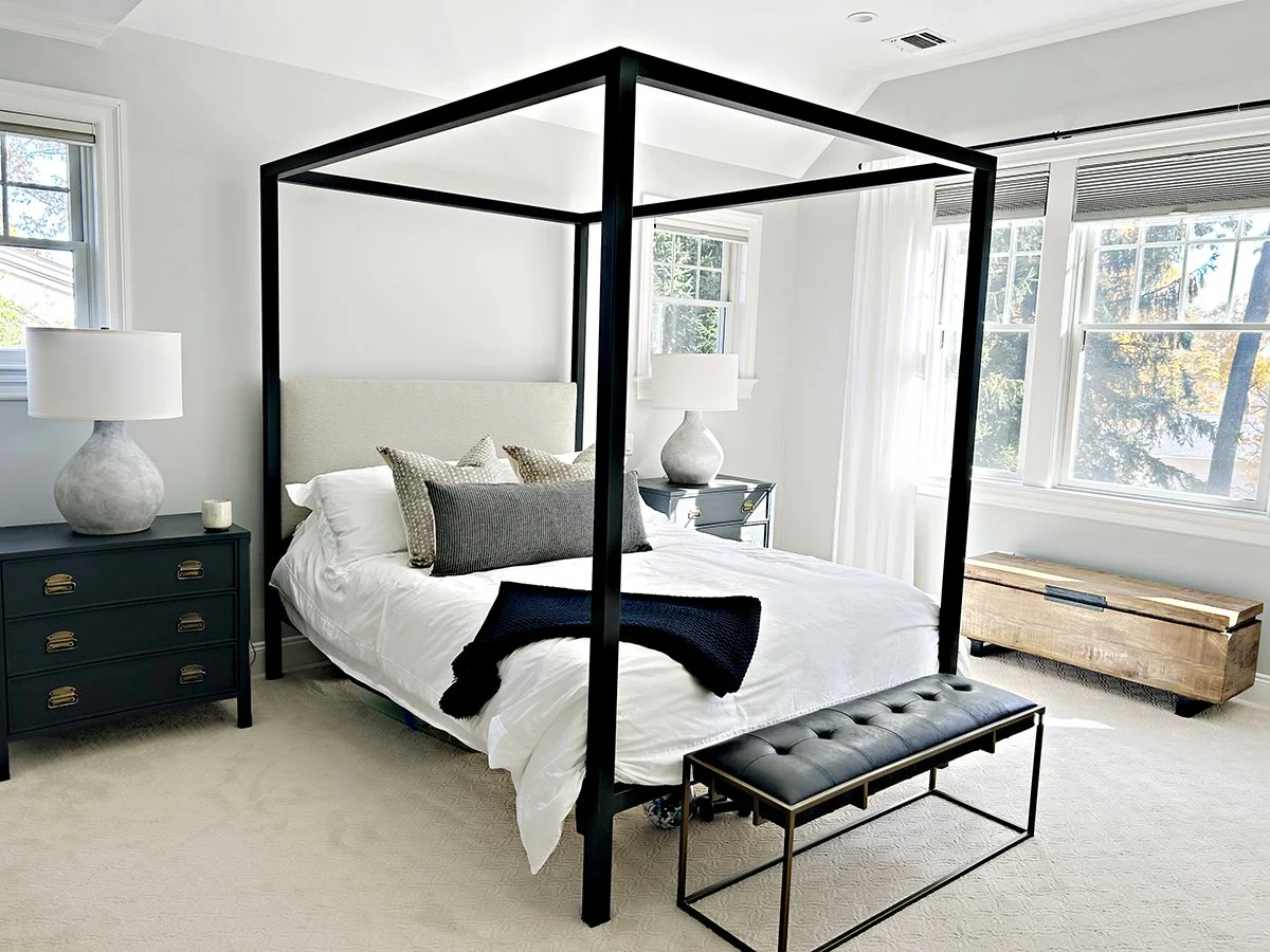 Bergen County bedroom Transformation - NJ interior designer