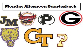 Monday Afternoon Quarterback: From Athens to Milledgeville to Macon to Perry, and in between