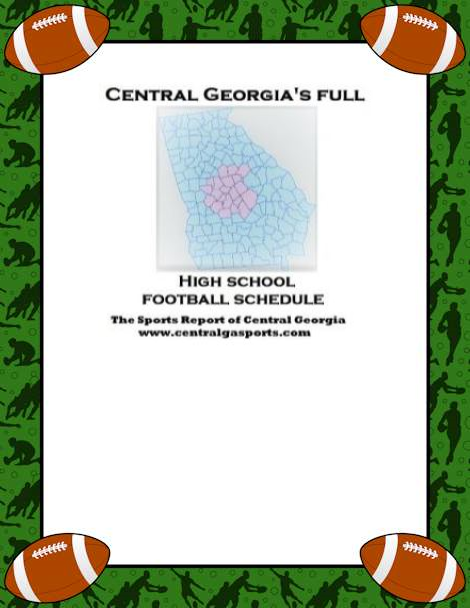 This week's Central Georgia high school football schedule