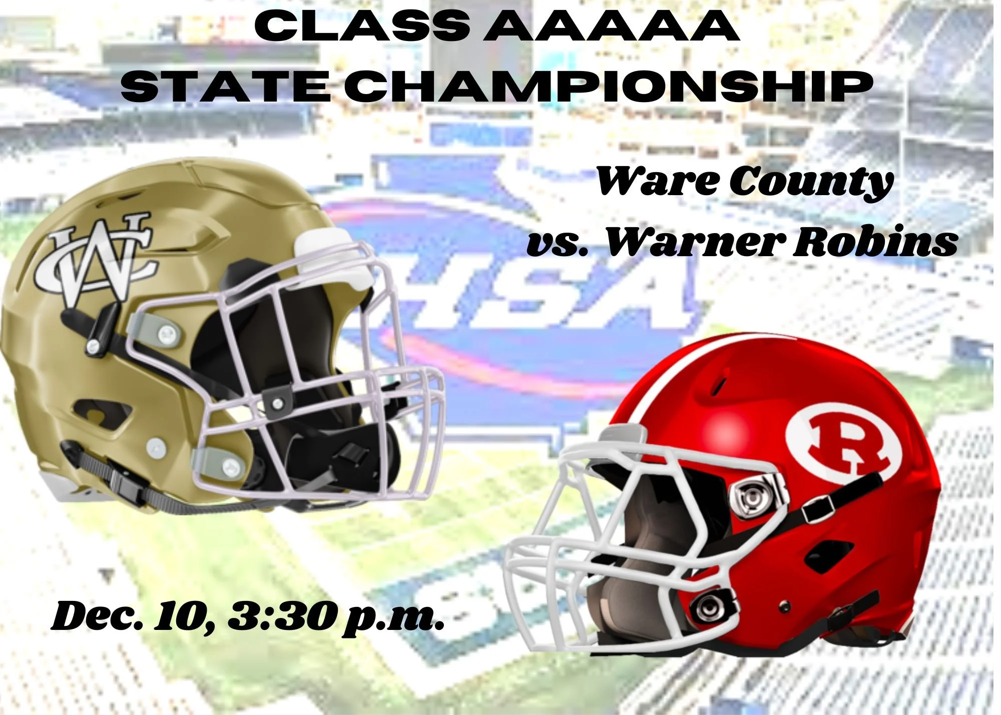 GHSA Class 5A championship: Ware County vs. Warner Robins