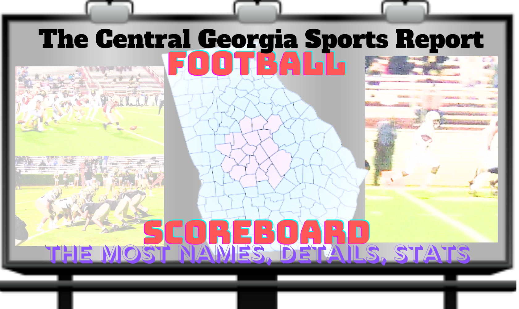 Central Georgia's running high school scoreboard