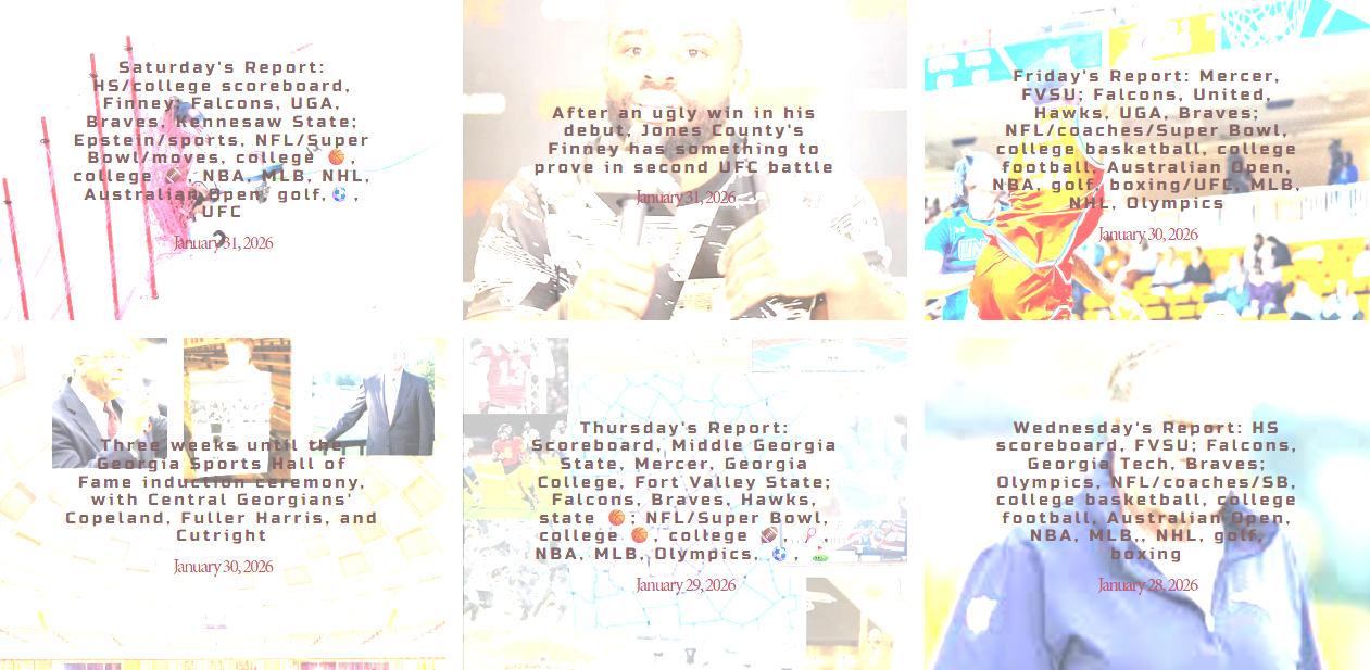 Wednesday's Report: HS hoops scores; Hawks, Falcons GM, UGA; Soccer, betting, Super Bowl, NFL, college basketball, NBA/trades, college football, MLB, golf, tennis, Olympics