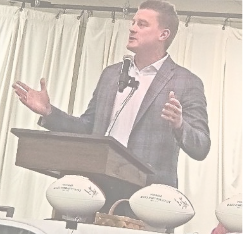 Macon Touchdown Club: Former Bulldog Drew Butler pretty amped at where current Bulldogs are, wonders about the Falcons, shares stories
