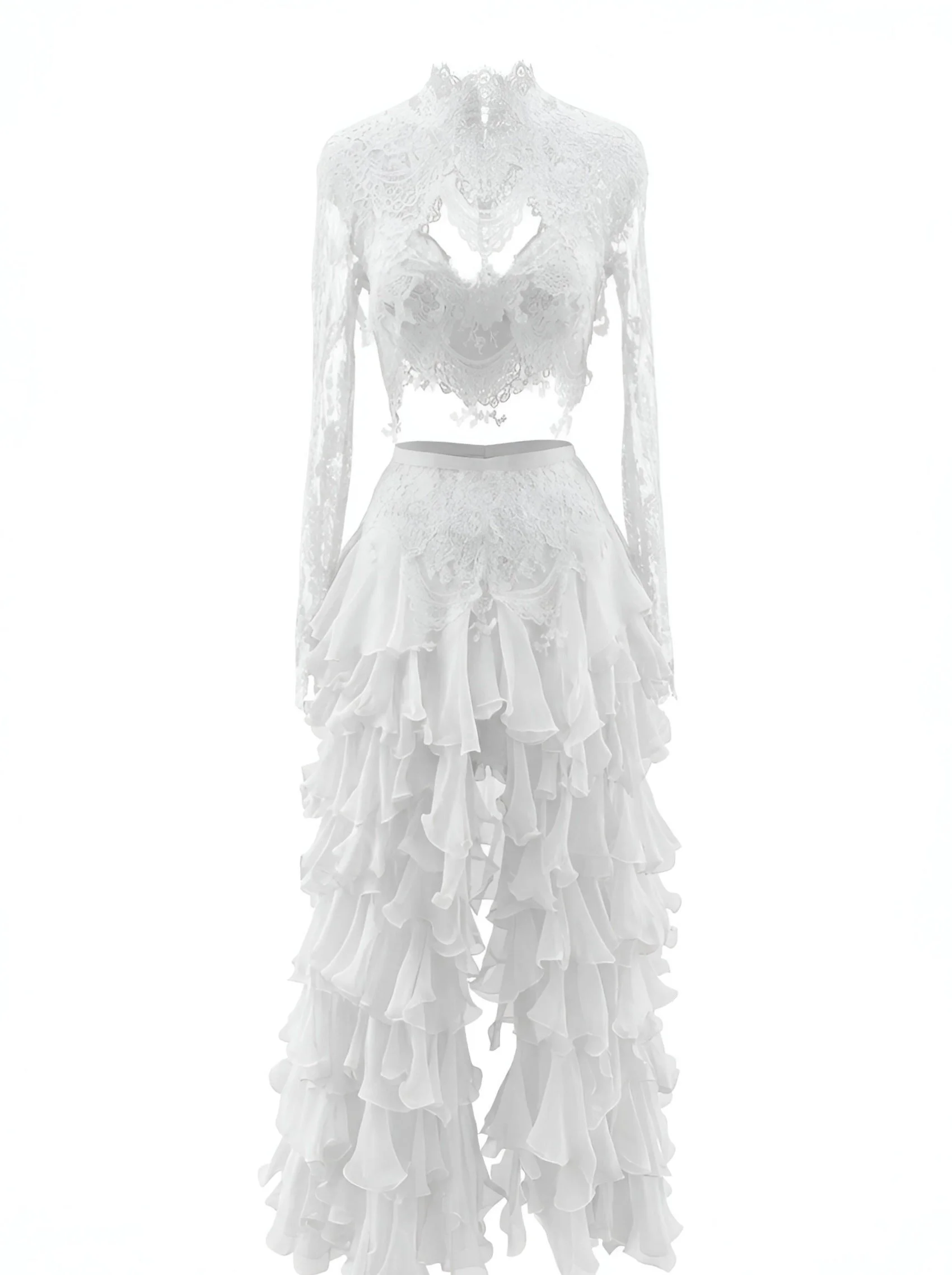 Detachable Train Skirt Meli N°14