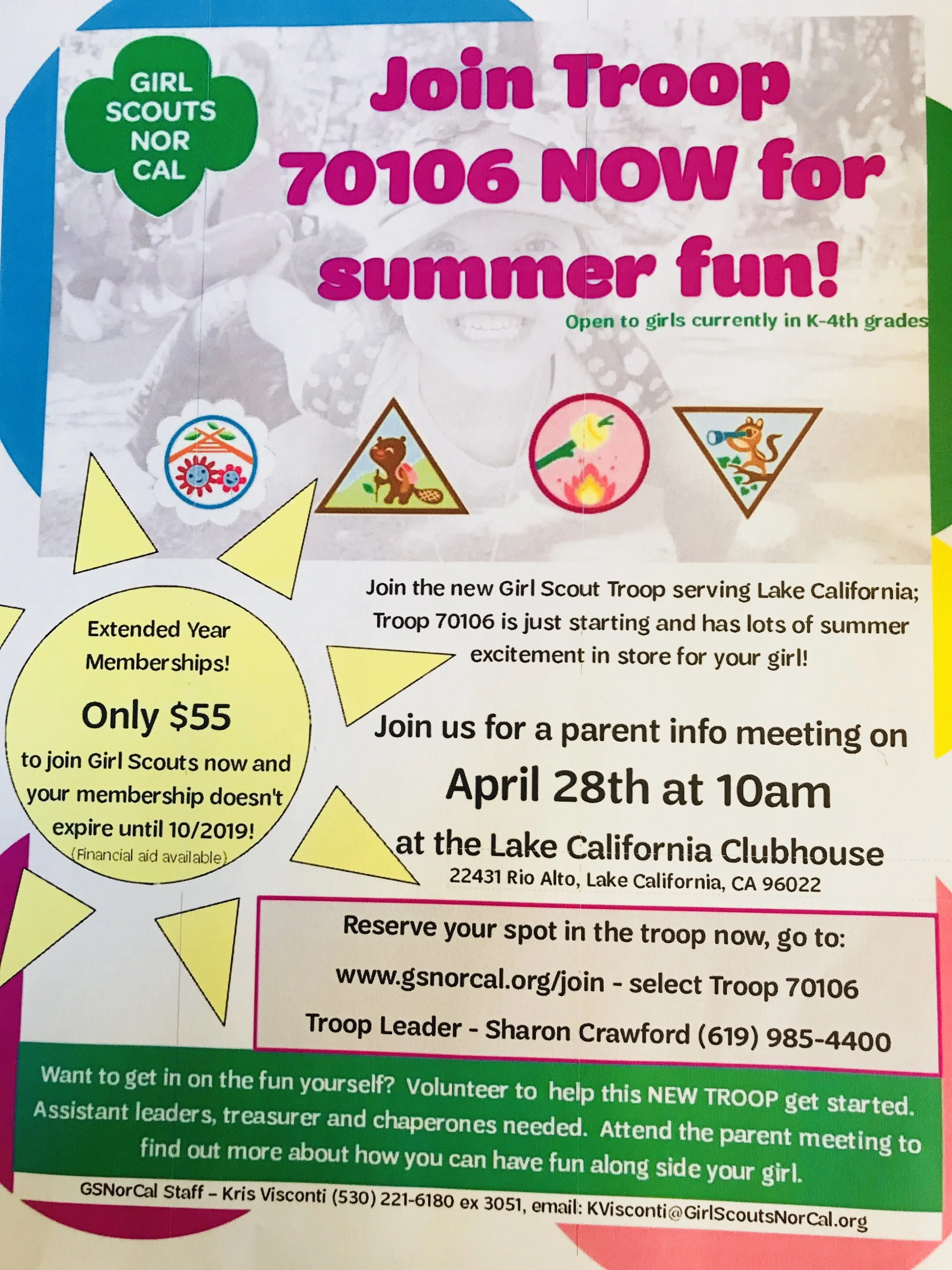 Girl Scouts Come Join the Fun!!! 