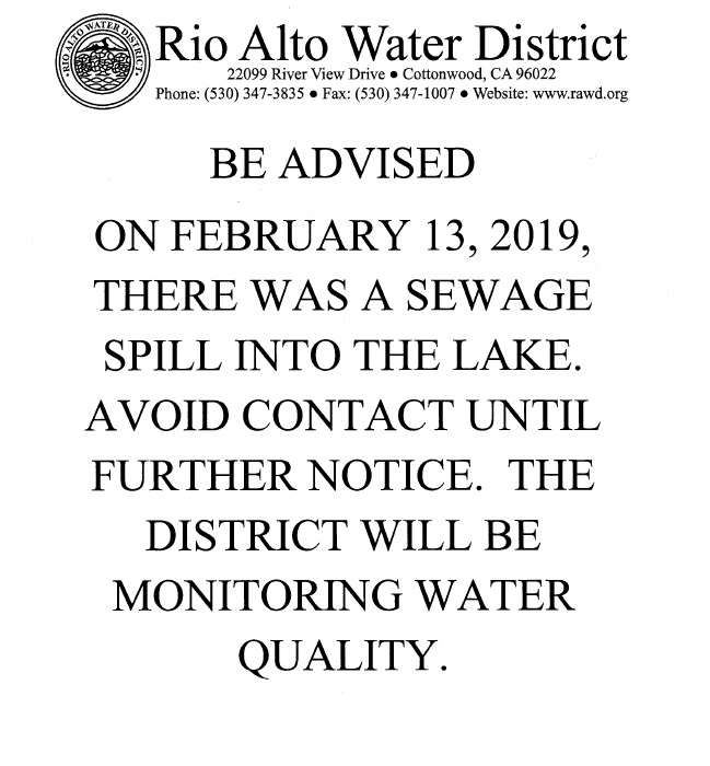 Rio Alto Water District Announcement