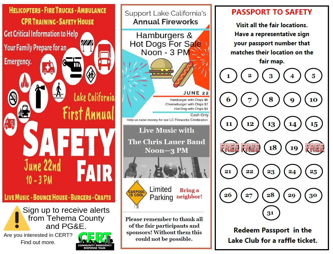 LC Safety Fair — Lake California