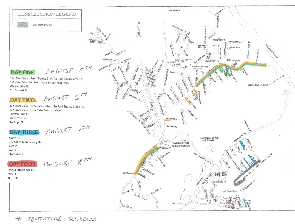 Road Work August 2019
