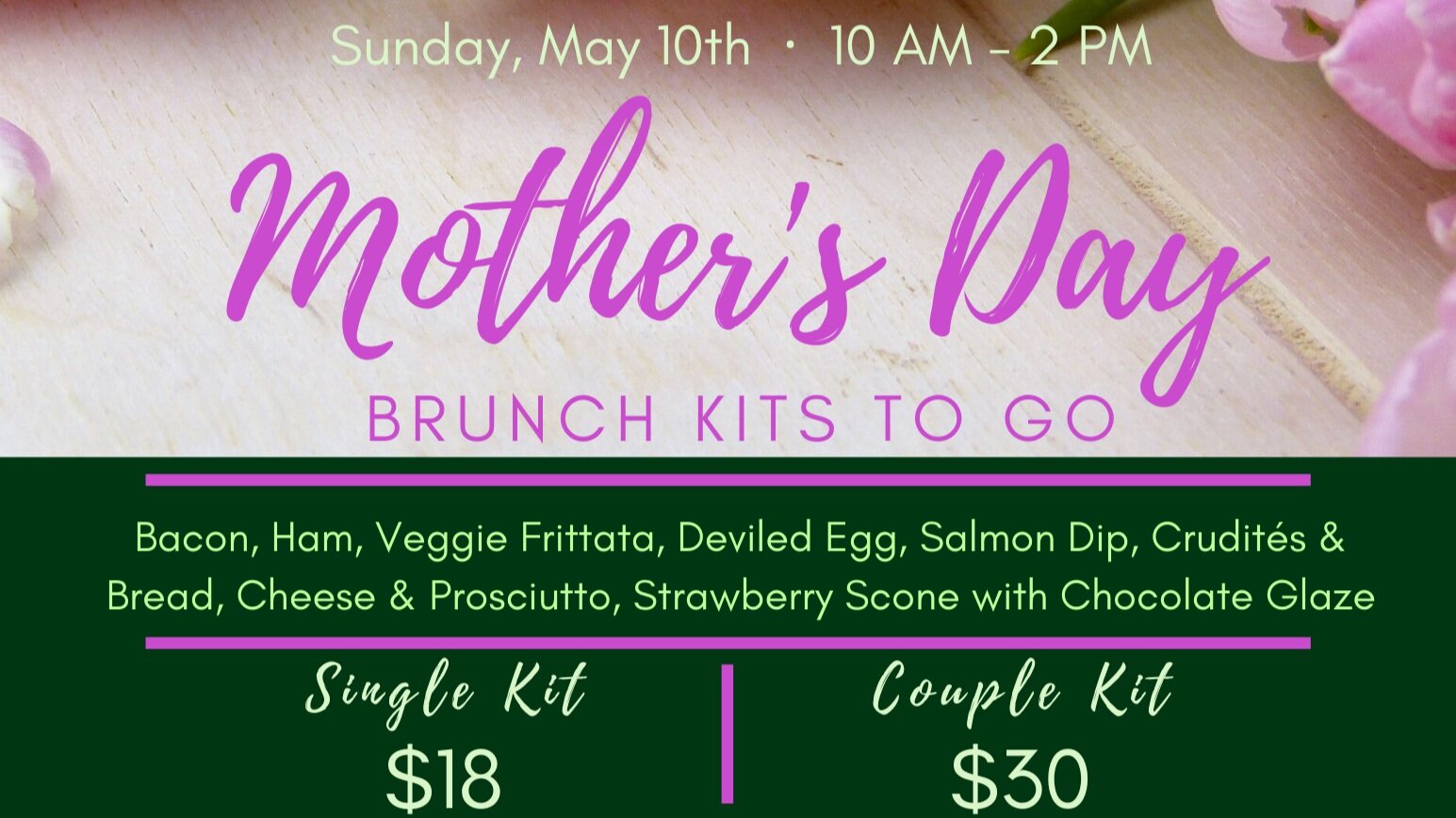 Mother's Day Brunch Kits To Go