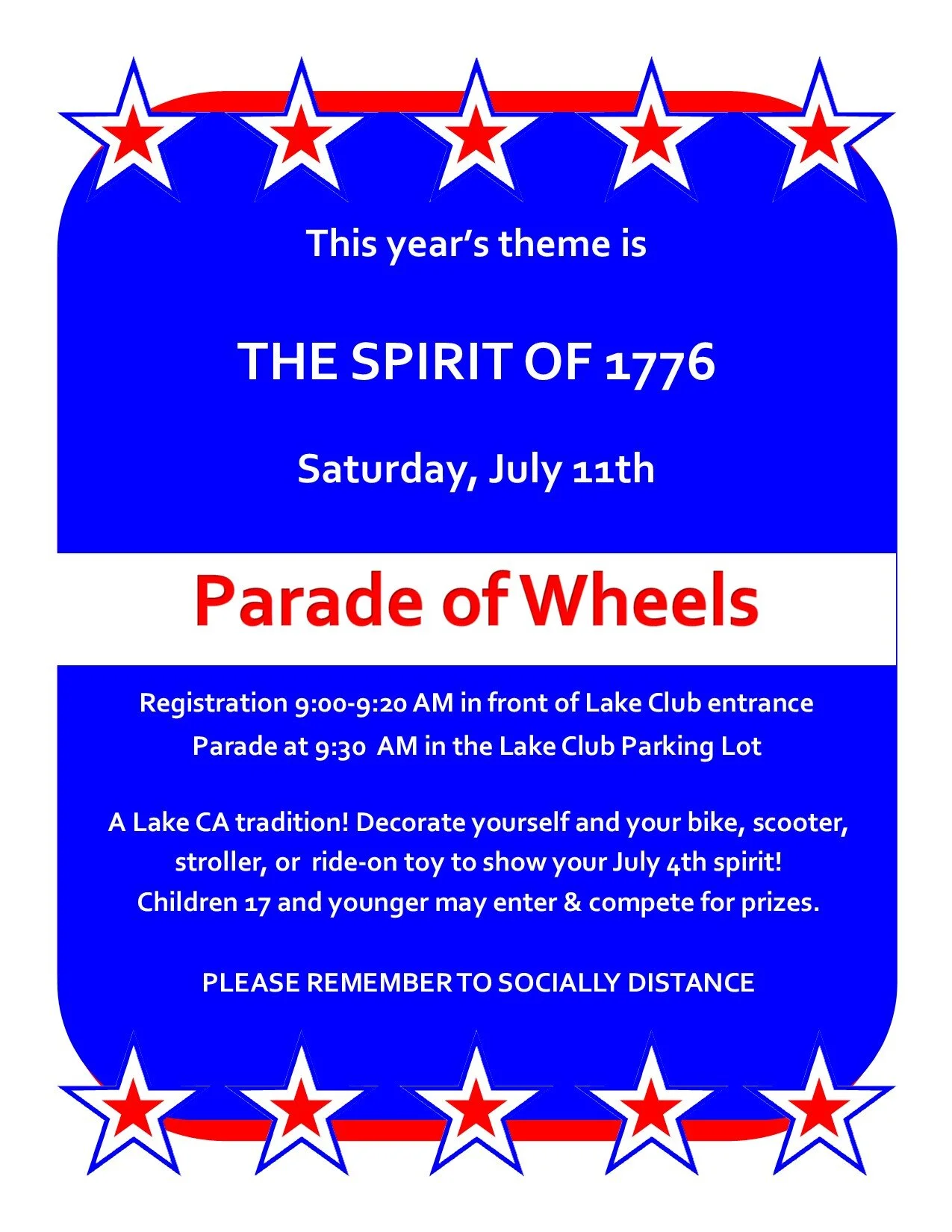July 11th Bike Parade 