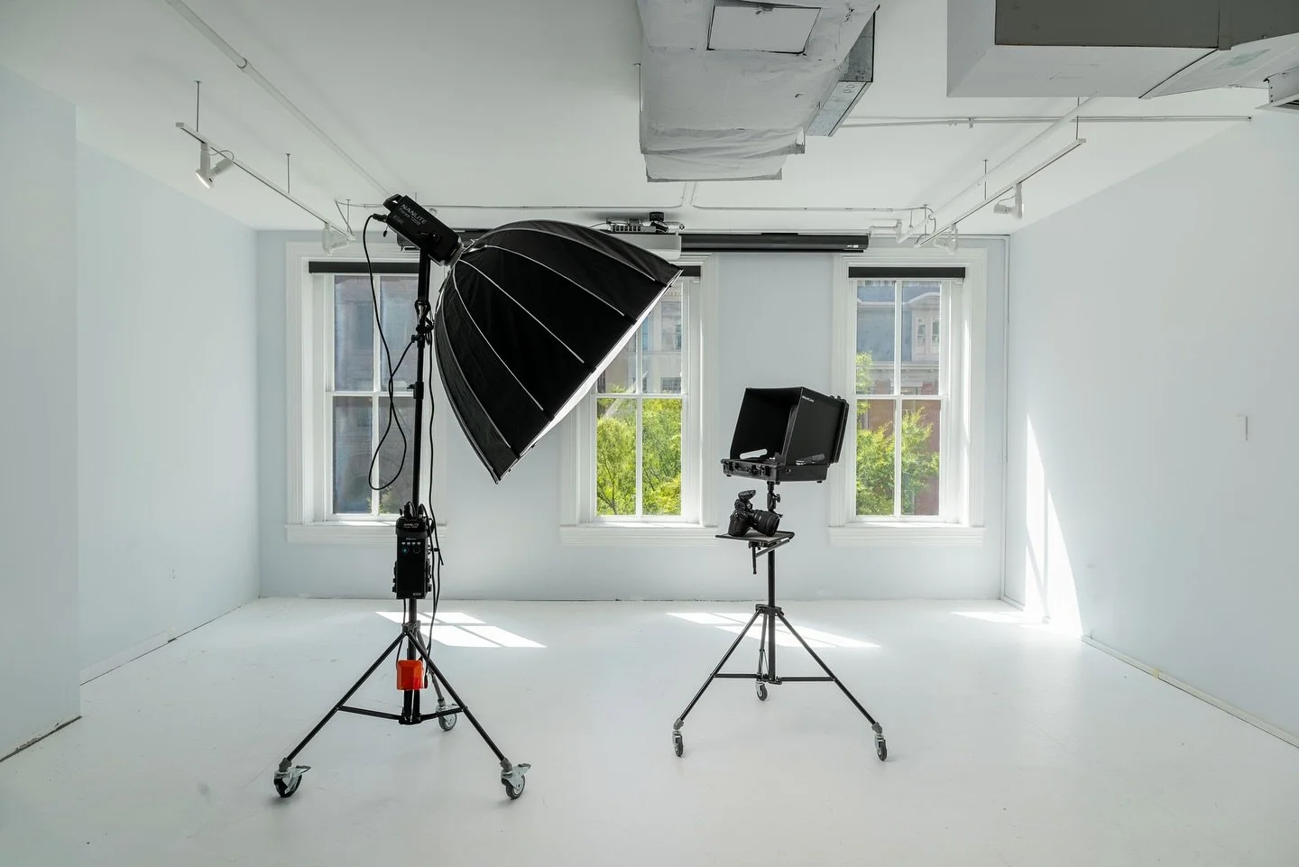 Did we mention you can also rent gear during your stay? Our studio is equipped with a full set of production equipment including profoto lighting, Nanlite LED&rsquo;s, and numerous light modifiers. DM us for more info!
