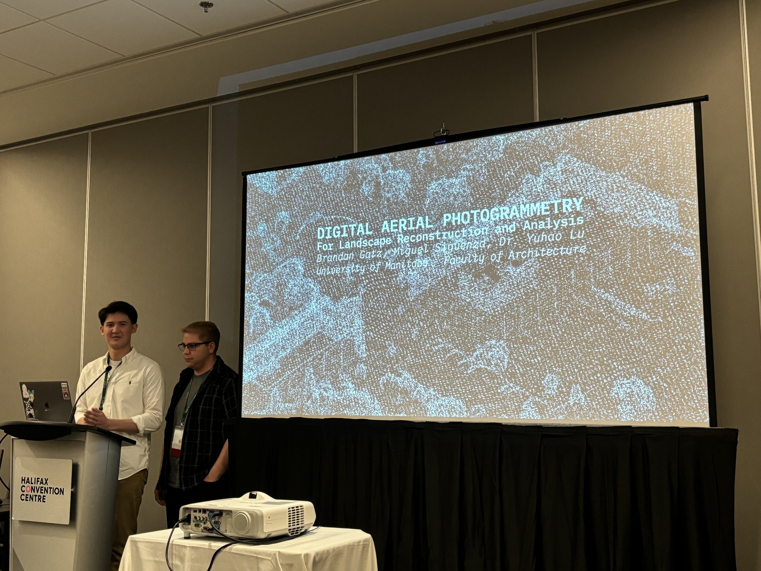 Miguel and Brandan presenting at EDRA26 in Halifax.