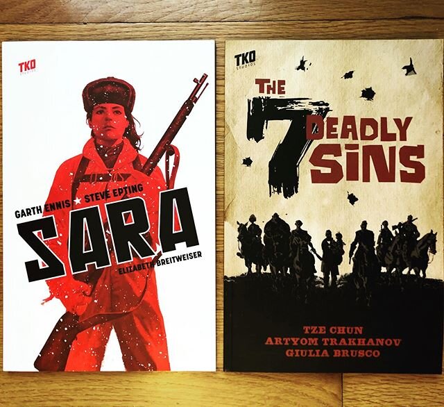 #sara and #the7deadlysins are two of the best graphic novels I&rsquo;ve read in... (P-A-U-S-E for dramatic effect. Ooooooooo, can you feel the suspense building!?) JUST TWO OF THE BEST I&rsquo;VE READ.
.

#tkopresents is a brilliant new company. And 