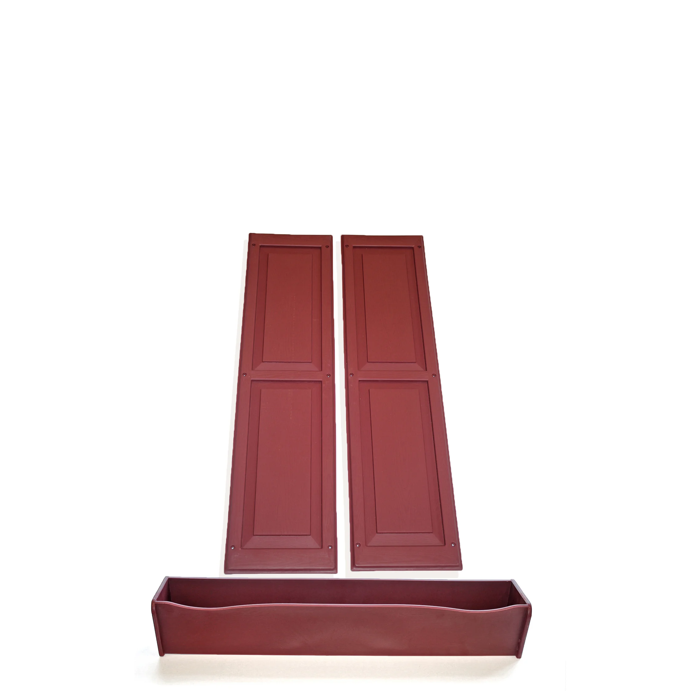Raised Panel Shutters - Shed Supply and Hardware