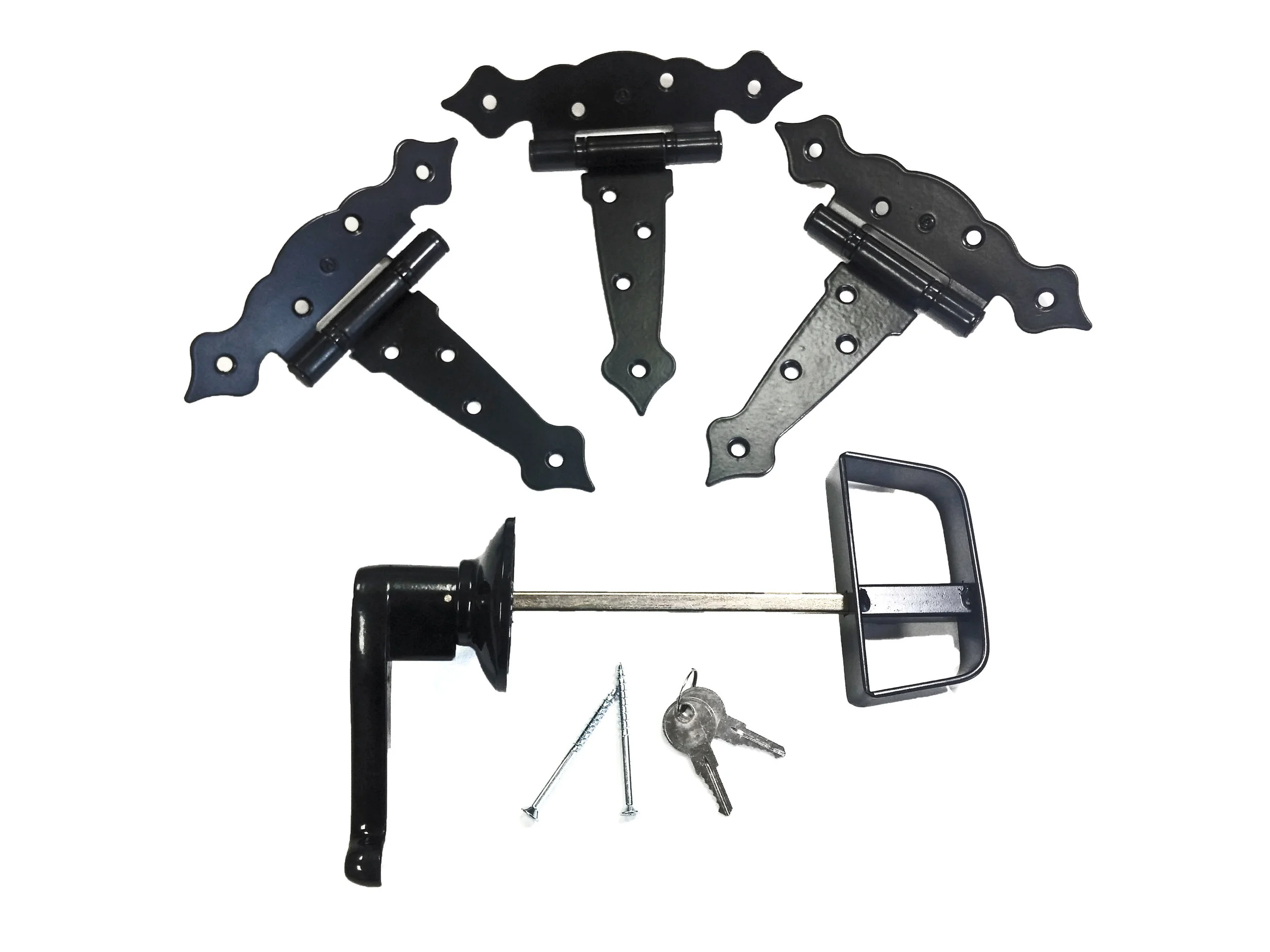 Decorative Colonial Shed and Barn Door Hardware Kit