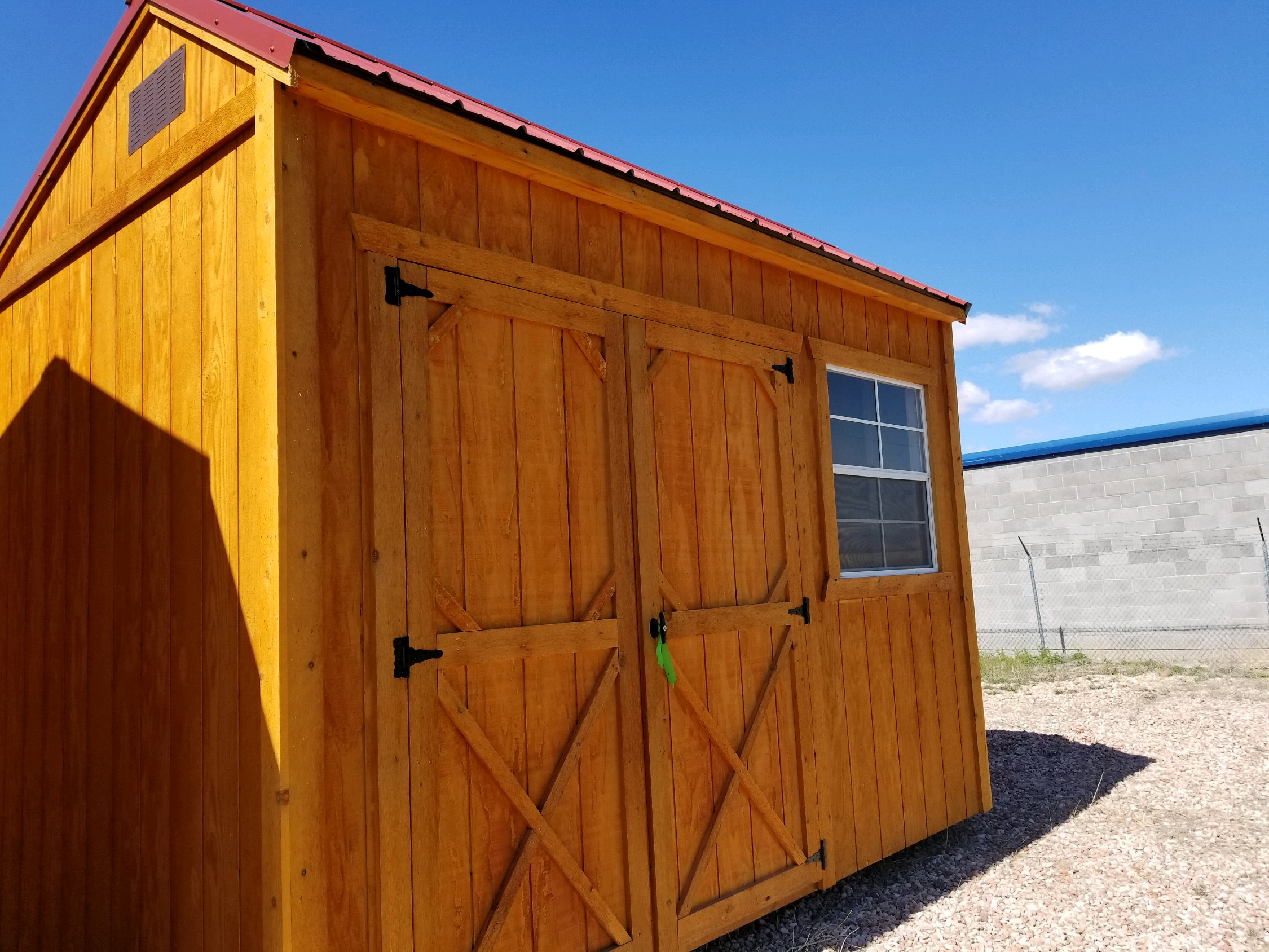 Storage Shed with New Heavy Duty Hardware