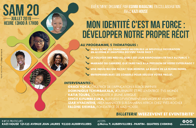 Seminaire: Mon identité c'est ma force: développer notre propre récit.