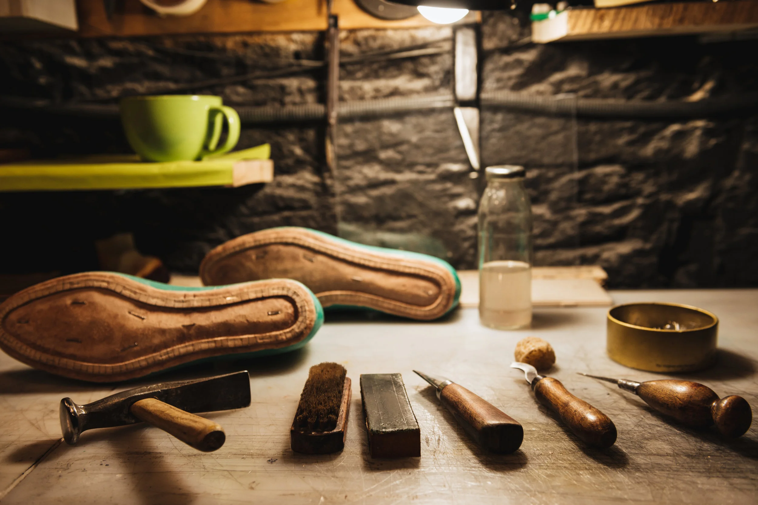 shoes-and-instruments-on-table-at-footwear-PCVSBXW.jpg