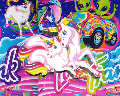 Getting all kind of Lisa Frank FEELS