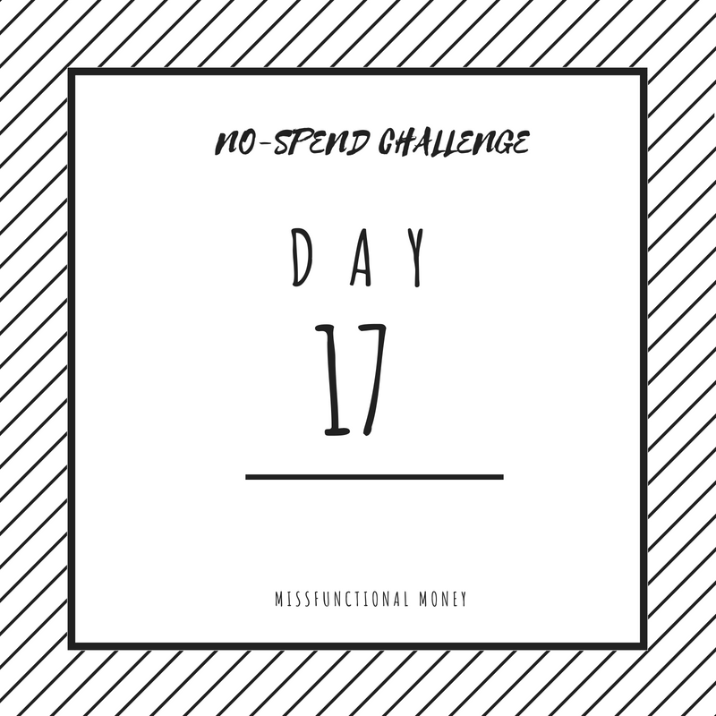 No-spend challenge day 17 was not great. How can you save more money than me? Try this.