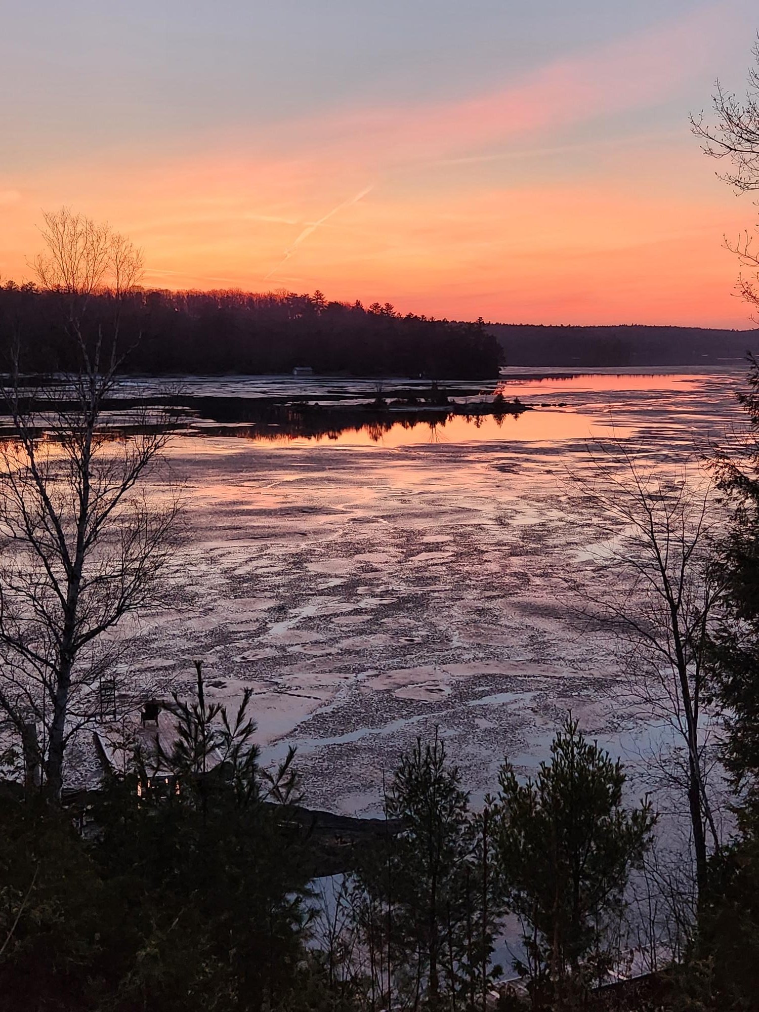 April 13th North tip of Sugar Island (Barb Gillies)