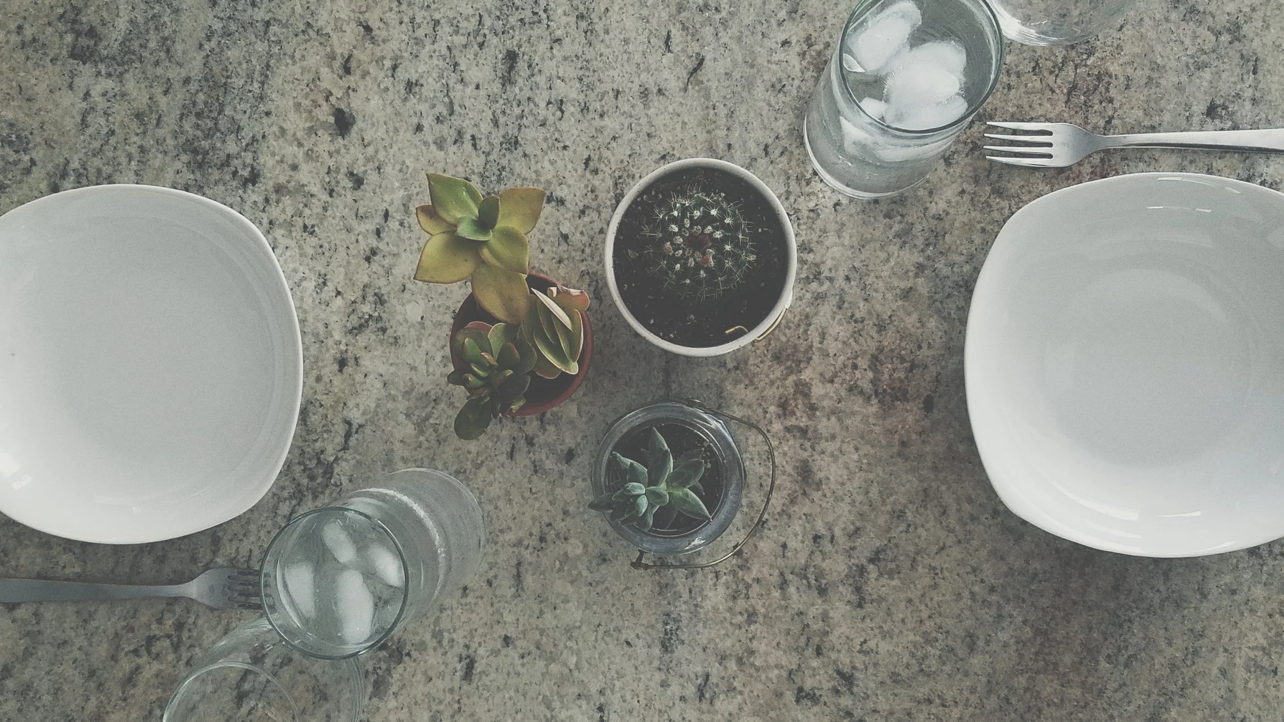 Set the table for two before the kids go to bed. Build the anticipations of a quiet (and adult-only) evening and share the importance of your relationship with your spouse.