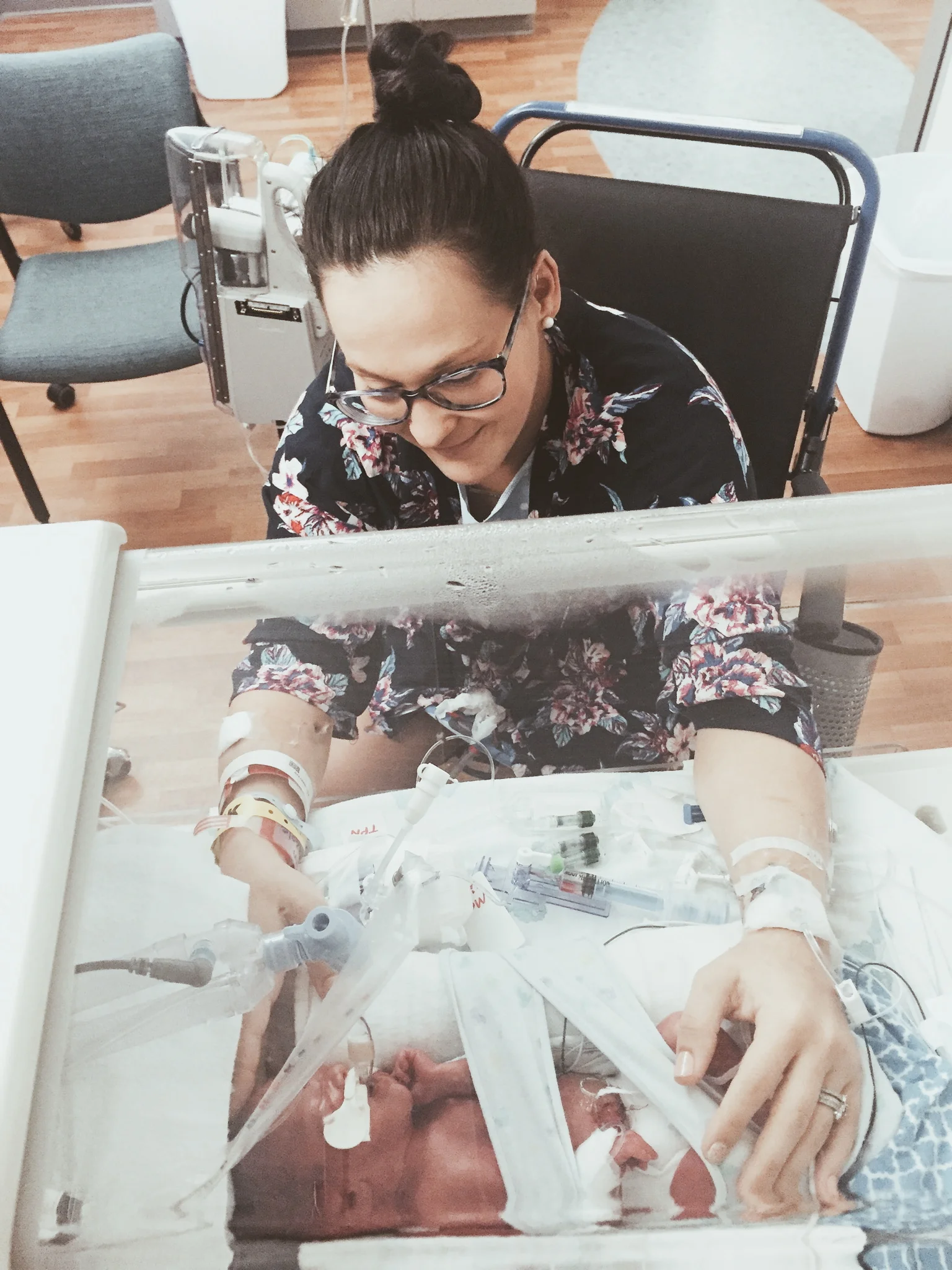 Emily and 28 weeker, Gideon