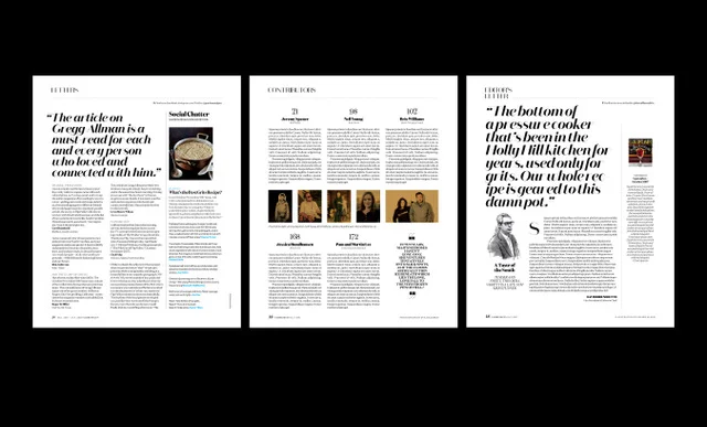 Letters / Contributors/ Editor's Letter. Oftentimes these pages are required to accomodate fractional ads.