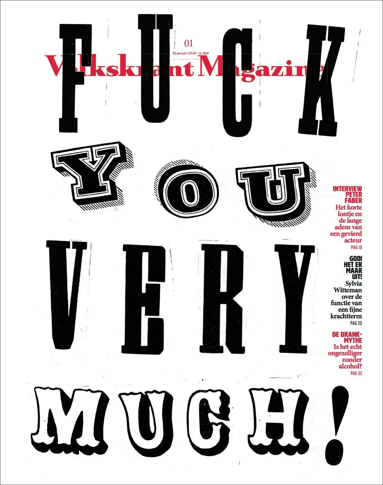 Volkskrant Magazine, January 20, 2018