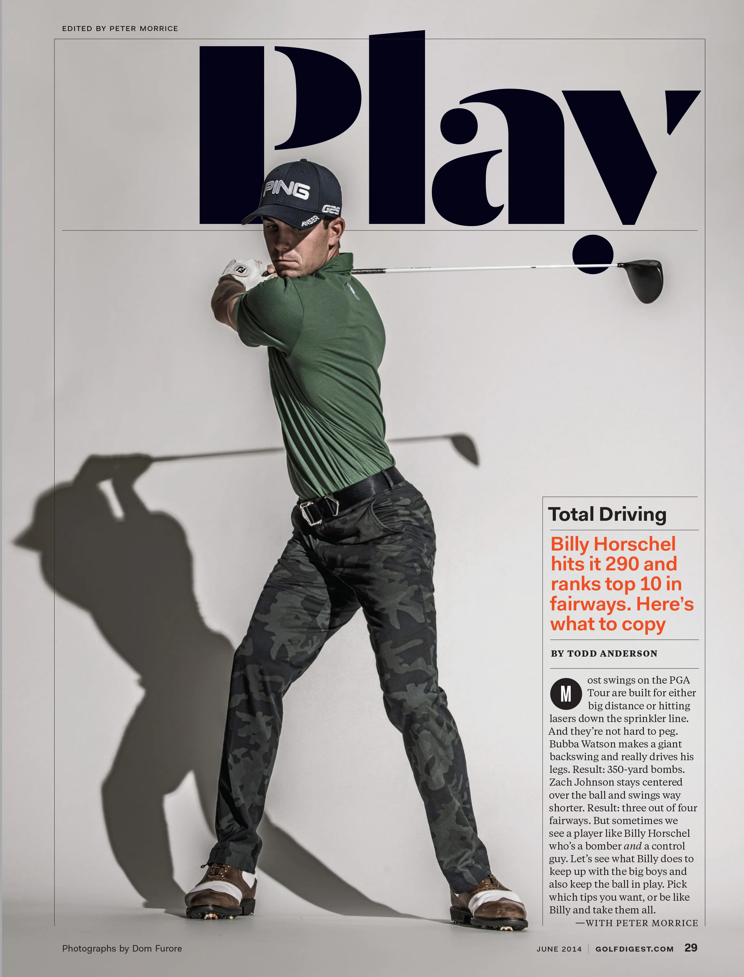 Design Director, Golf Digest: Ken DeLago Design Director, Pentagram: Luke Hayman