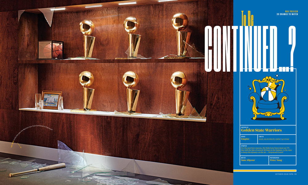 ESPN The Magazine's NBA Preview: 30 Dramas To Watch — The Society of  Publication Designers