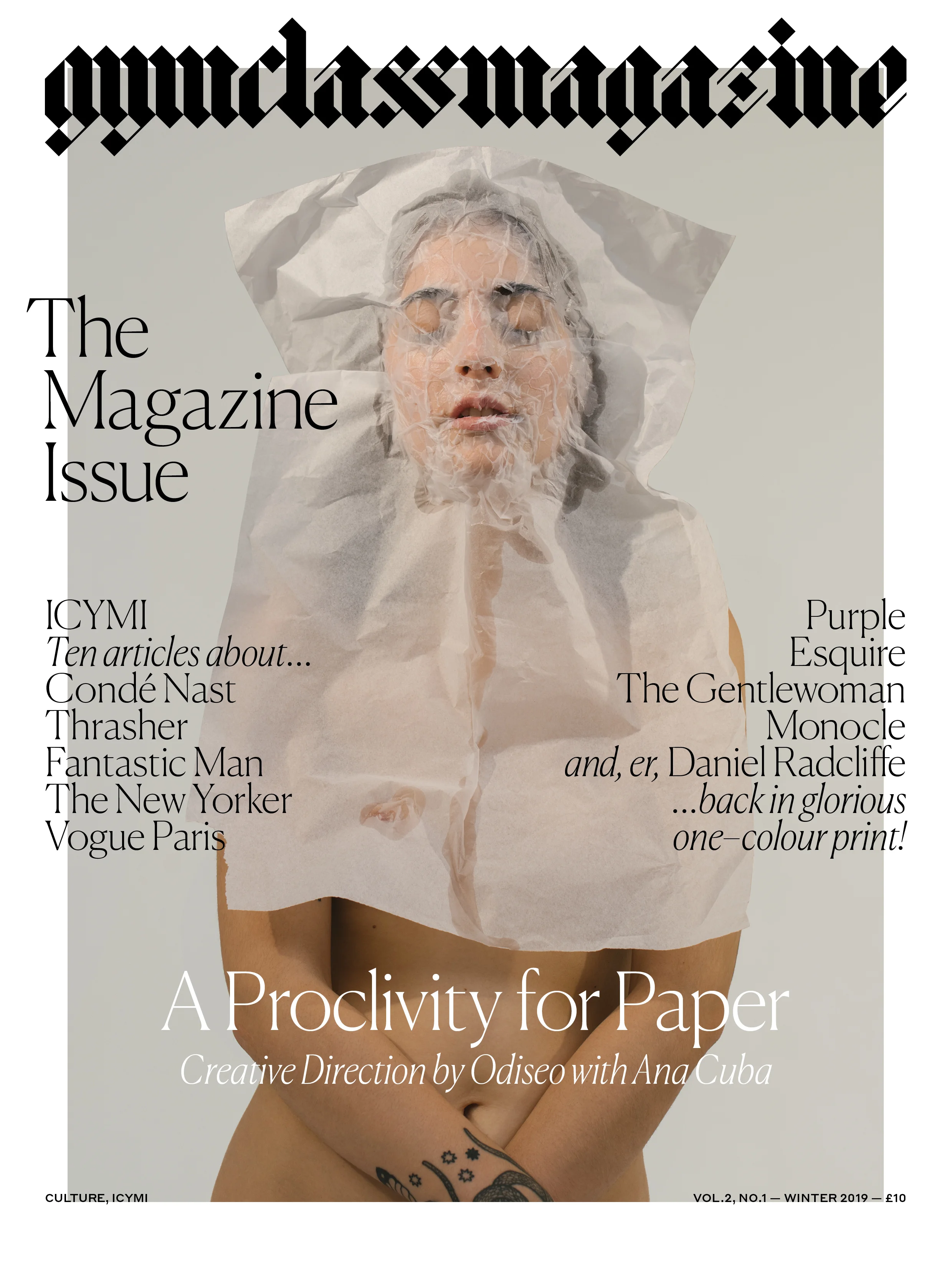 Gym Class Magazine, Winter 2019