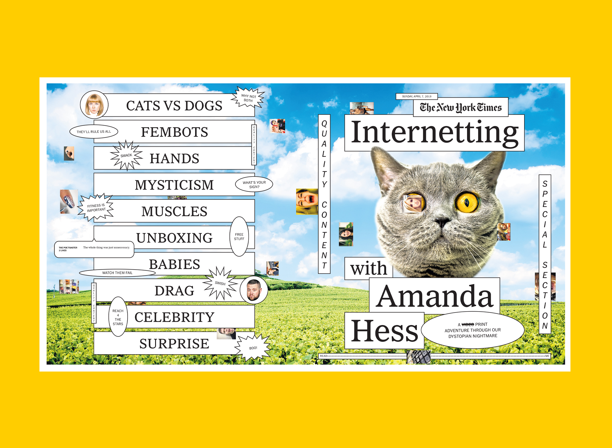   The New York Times, Internetting With Amanda Hess - co-designed with Andrew Sondern  