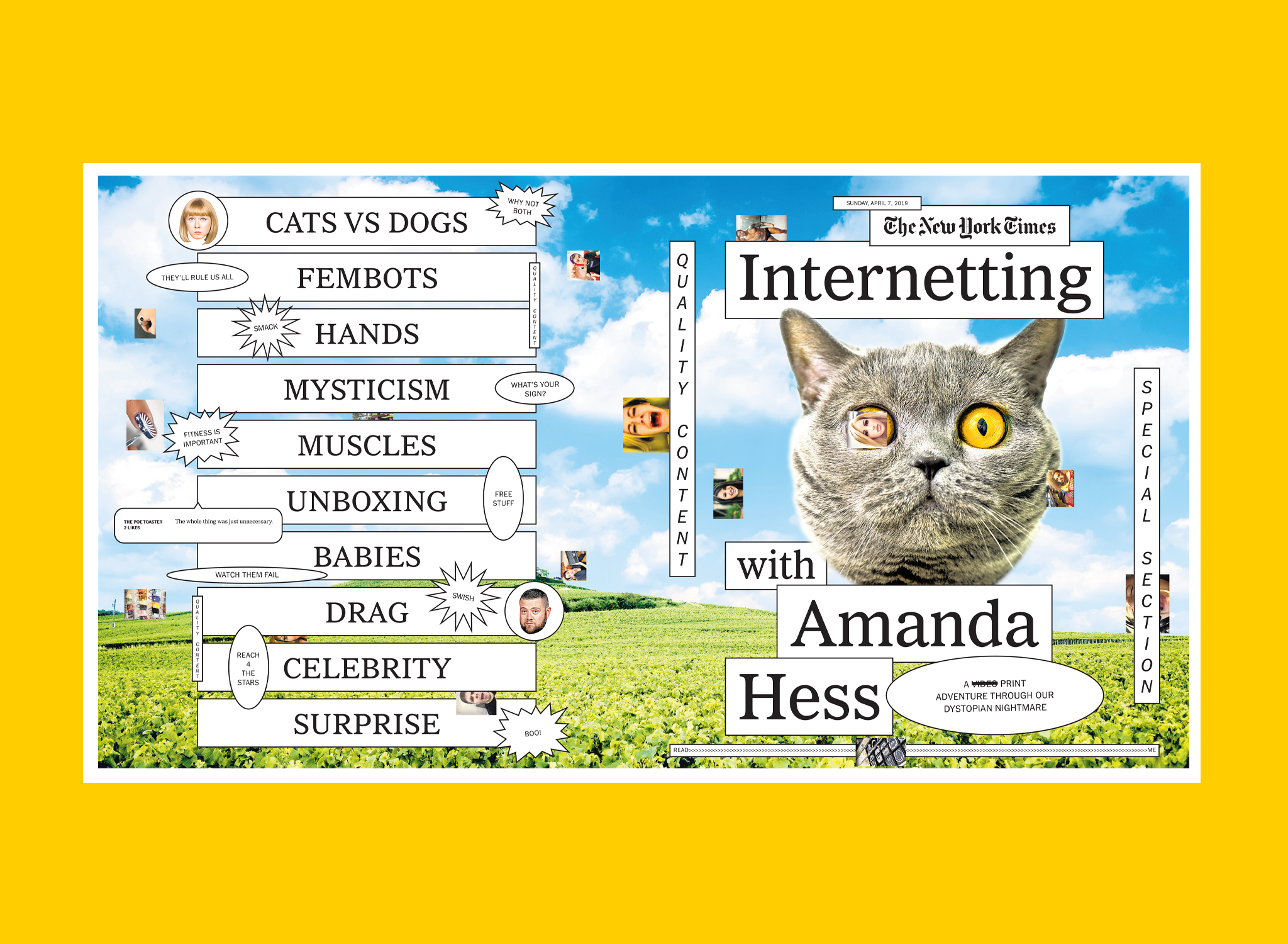 The New York Times, Internetting With Amanda Hess - co-designed with Andrew Sondern